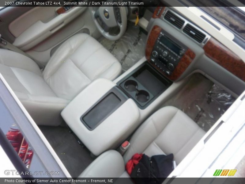 Summit White / Dark Titanium/Light Titanium 2007 Chevrolet Tahoe LTZ 4x4