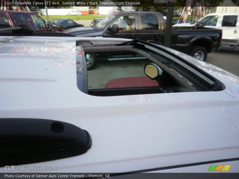 Summit White / Dark Titanium/Light Titanium 2007 Chevrolet Tahoe LTZ 4x4
