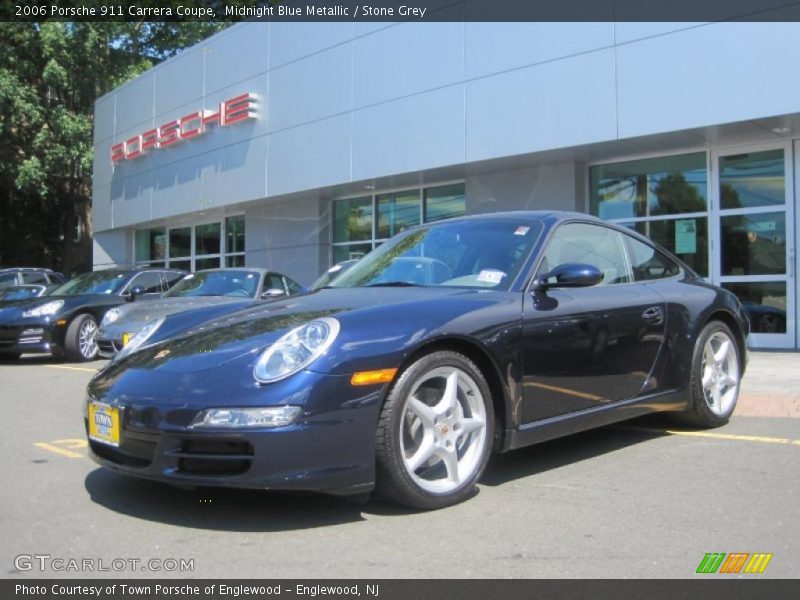 Midnight Blue Metallic / Stone Grey 2006 Porsche 911 Carrera Coupe