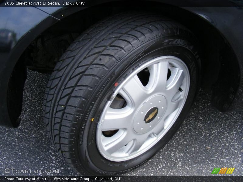 Black / Gray 2005 Chevrolet Aveo LT Sedan
