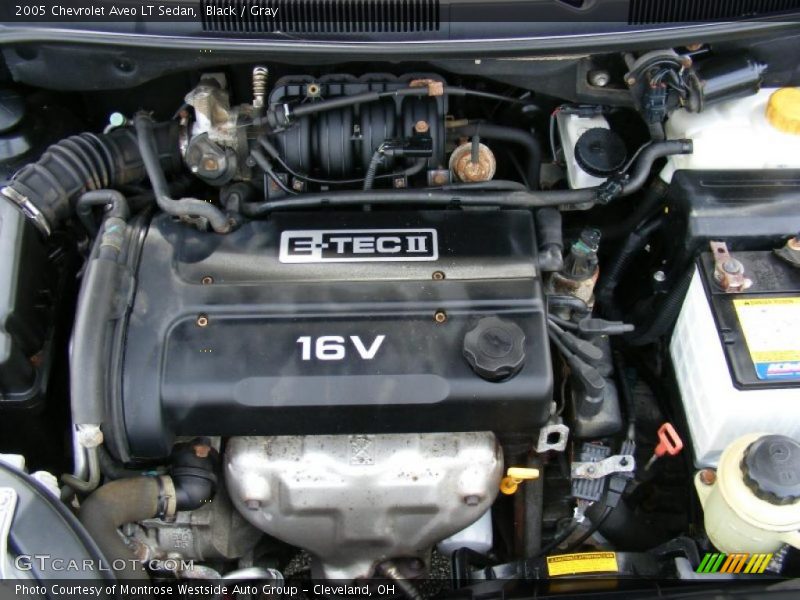 Black / Gray 2005 Chevrolet Aveo LT Sedan