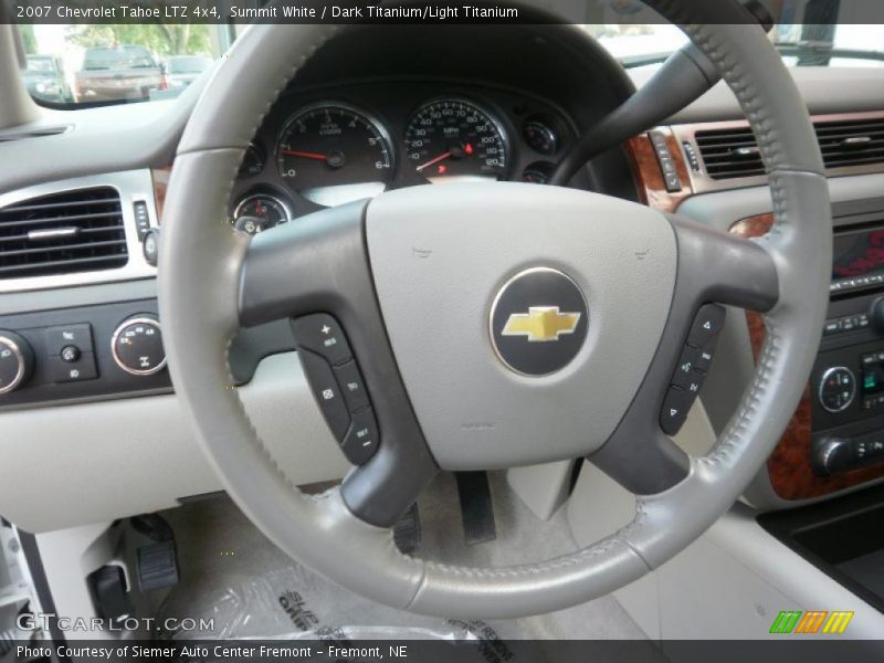 Summit White / Dark Titanium/Light Titanium 2007 Chevrolet Tahoe LTZ 4x4