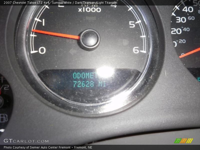 Summit White / Dark Titanium/Light Titanium 2007 Chevrolet Tahoe LTZ 4x4