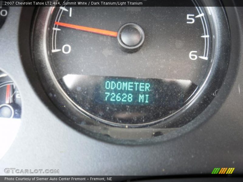 Summit White / Dark Titanium/Light Titanium 2007 Chevrolet Tahoe LTZ 4x4