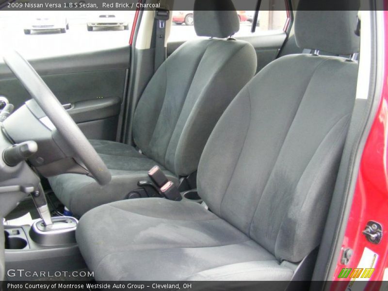 Red Brick / Charcoal 2009 Nissan Versa 1.8 S Sedan