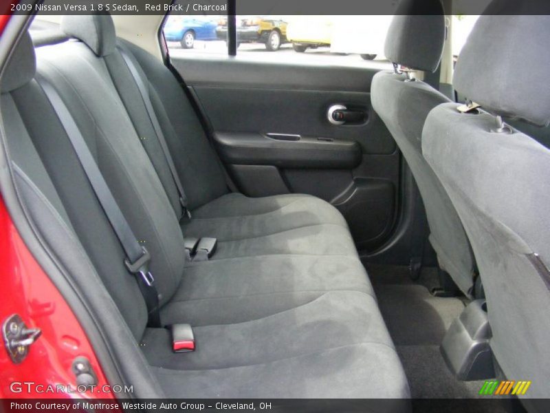 Red Brick / Charcoal 2009 Nissan Versa 1.8 S Sedan