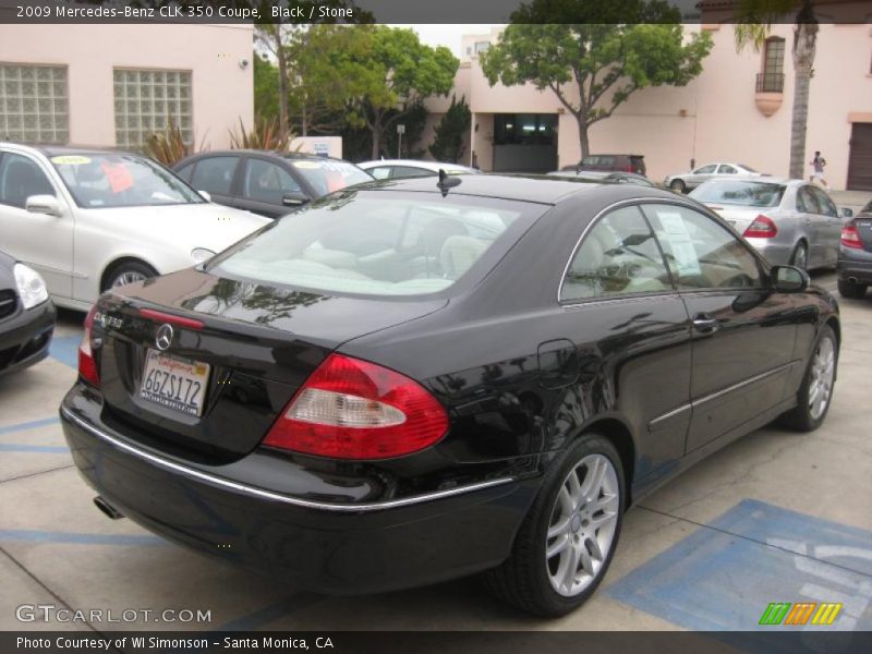 Black / Stone 2009 Mercedes-Benz CLK 350 Coupe