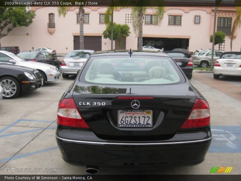 Black / Stone 2009 Mercedes-Benz CLK 350 Coupe