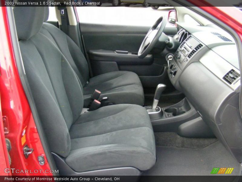 Red Brick / Charcoal 2009 Nissan Versa 1.8 S Sedan