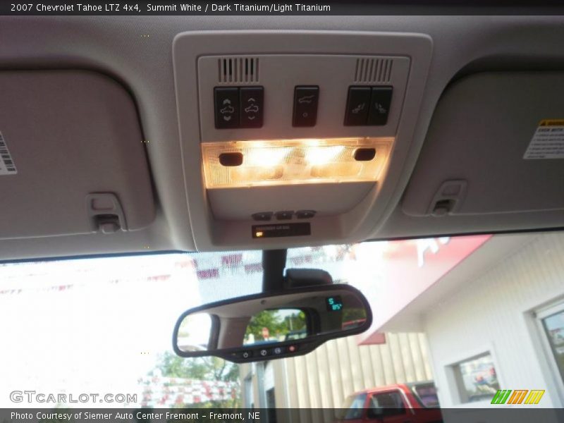 Summit White / Dark Titanium/Light Titanium 2007 Chevrolet Tahoe LTZ 4x4