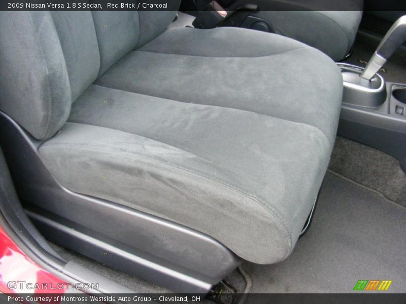 Red Brick / Charcoal 2009 Nissan Versa 1.8 S Sedan
