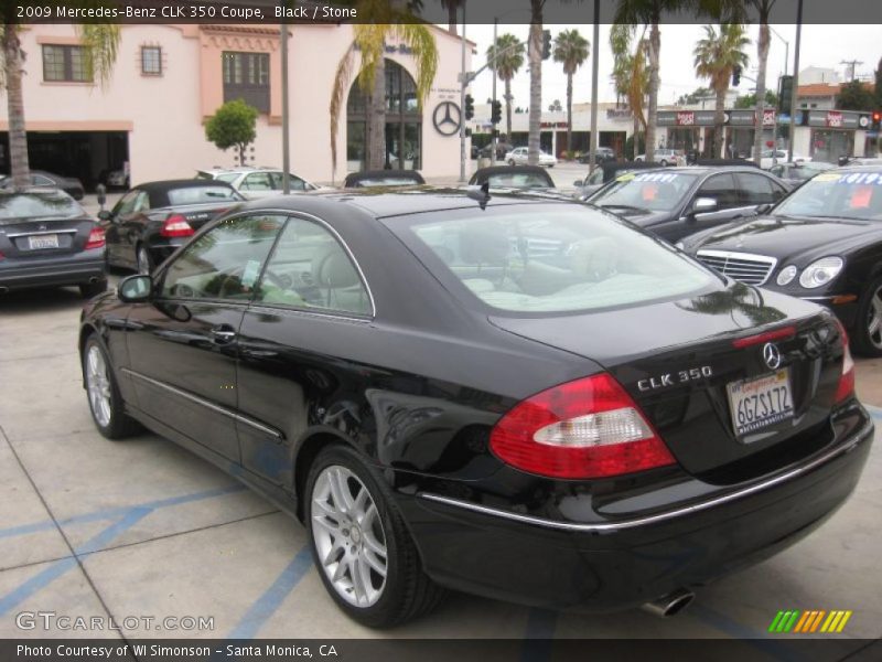 Black / Stone 2009 Mercedes-Benz CLK 350 Coupe