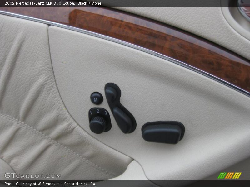 Black / Stone 2009 Mercedes-Benz CLK 350 Coupe