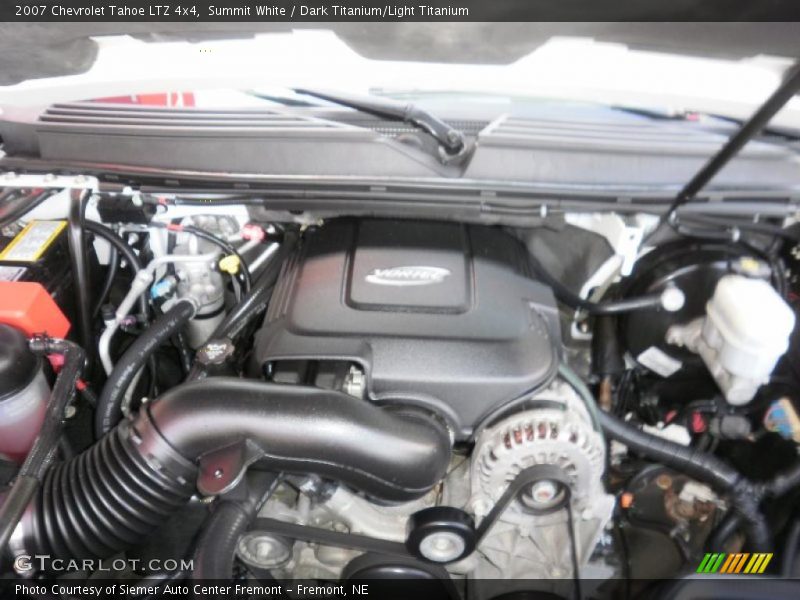 Summit White / Dark Titanium/Light Titanium 2007 Chevrolet Tahoe LTZ 4x4