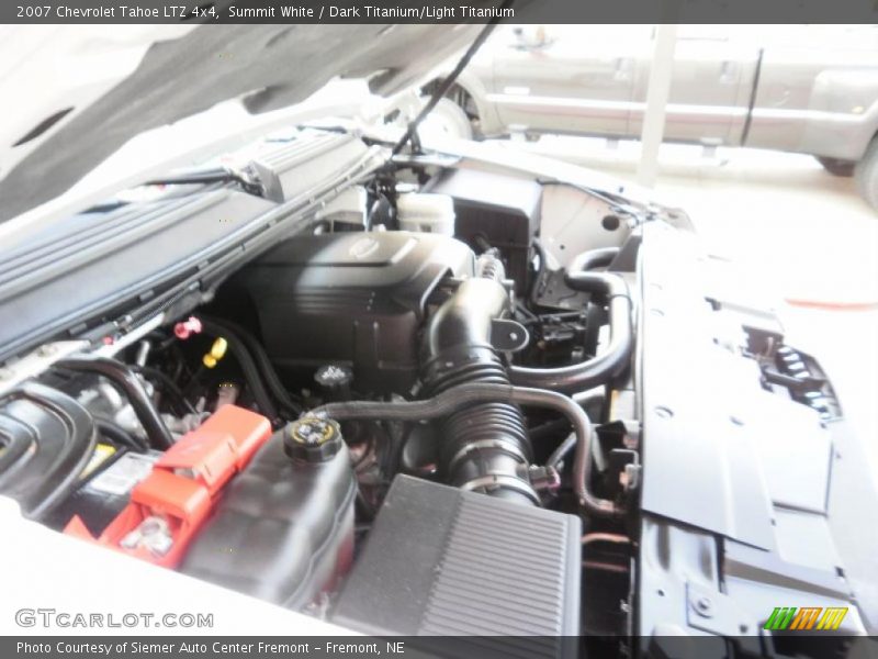 Summit White / Dark Titanium/Light Titanium 2007 Chevrolet Tahoe LTZ 4x4