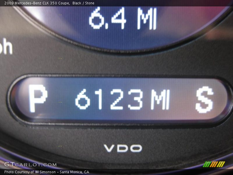 Black / Stone 2009 Mercedes-Benz CLK 350 Coupe