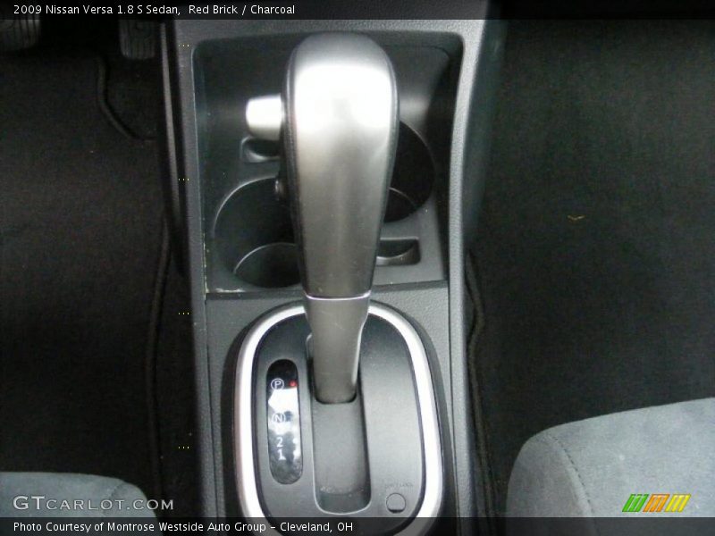 Red Brick / Charcoal 2009 Nissan Versa 1.8 S Sedan