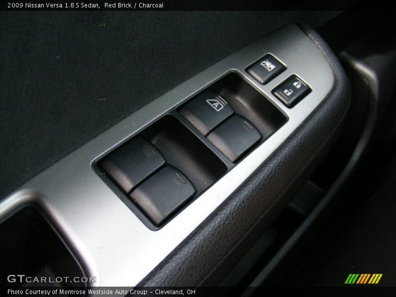 Red Brick / Charcoal 2009 Nissan Versa 1.8 S Sedan