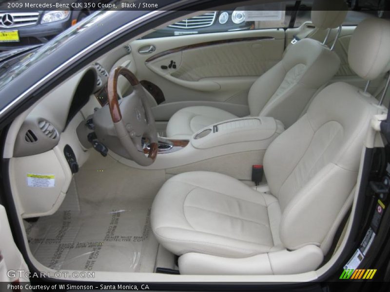 Black / Stone 2009 Mercedes-Benz CLK 350 Coupe