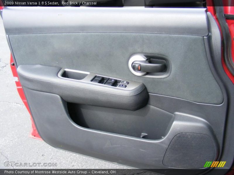 Red Brick / Charcoal 2009 Nissan Versa 1.8 S Sedan