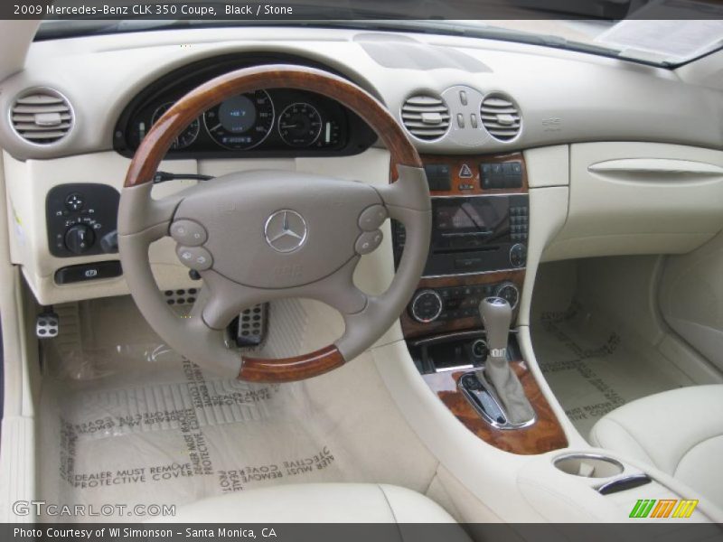 Black / Stone 2009 Mercedes-Benz CLK 350 Coupe