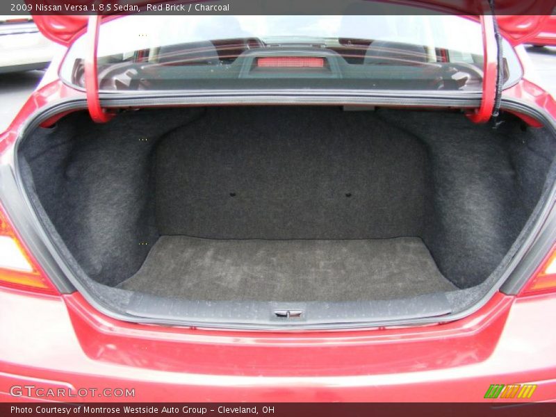 Red Brick / Charcoal 2009 Nissan Versa 1.8 S Sedan