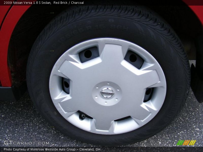 Red Brick / Charcoal 2009 Nissan Versa 1.8 S Sedan