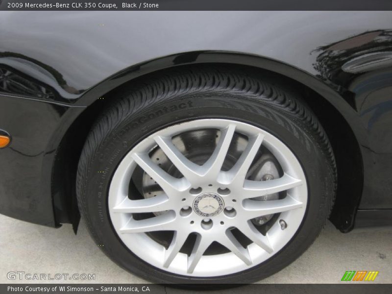 Black / Stone 2009 Mercedes-Benz CLK 350 Coupe