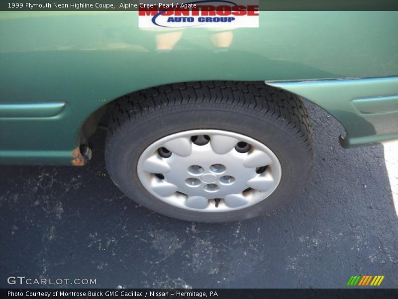 Alpine Green Pearl / Agate 1999 Plymouth Neon Highline Coupe