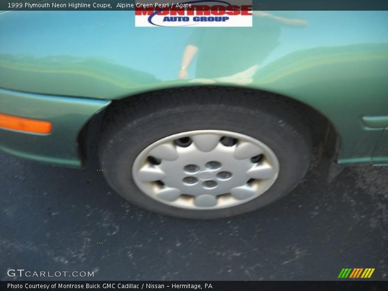 Alpine Green Pearl / Agate 1999 Plymouth Neon Highline Coupe