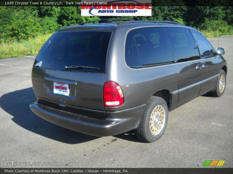 Dark Slate Pearl / Camel 1998 Chrysler Town & Country LXi