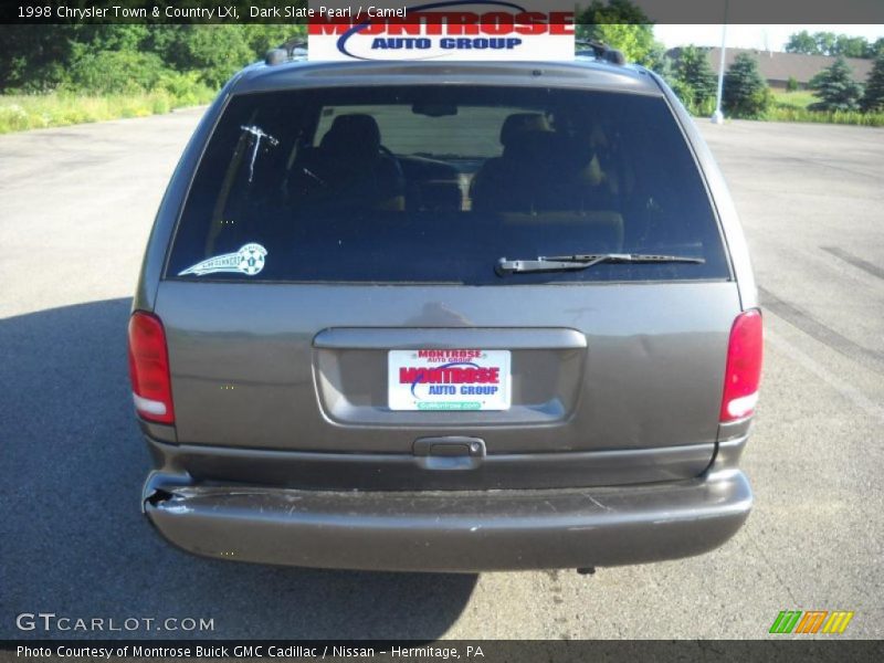 Dark Slate Pearl / Camel 1998 Chrysler Town & Country LXi