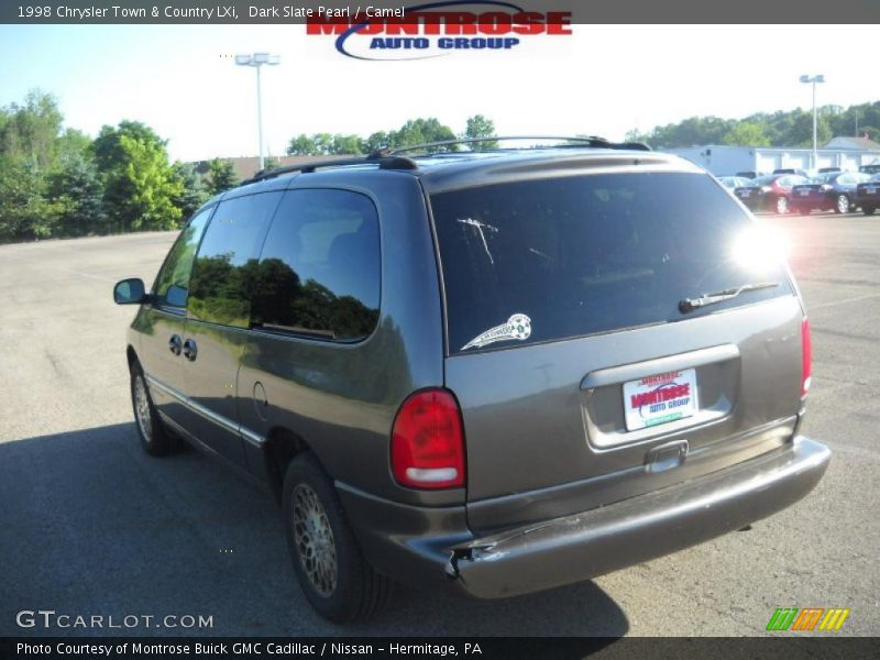 Dark Slate Pearl / Camel 1998 Chrysler Town & Country LXi