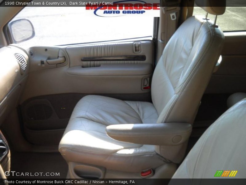 Dark Slate Pearl / Camel 1998 Chrysler Town & Country LXi