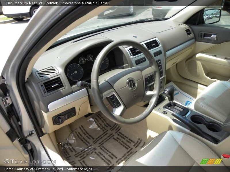 Smokestone Metallic / Camel 2009 Mercury Milan V6 Premier