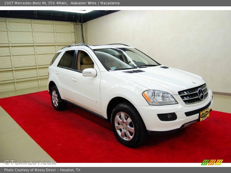 Alabaster White / Macadamia 2007 Mercedes-Benz ML 350 4Matic