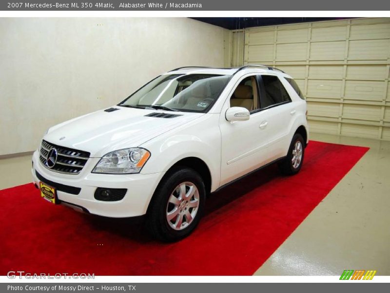 Alabaster White / Macadamia 2007 Mercedes-Benz ML 350 4Matic