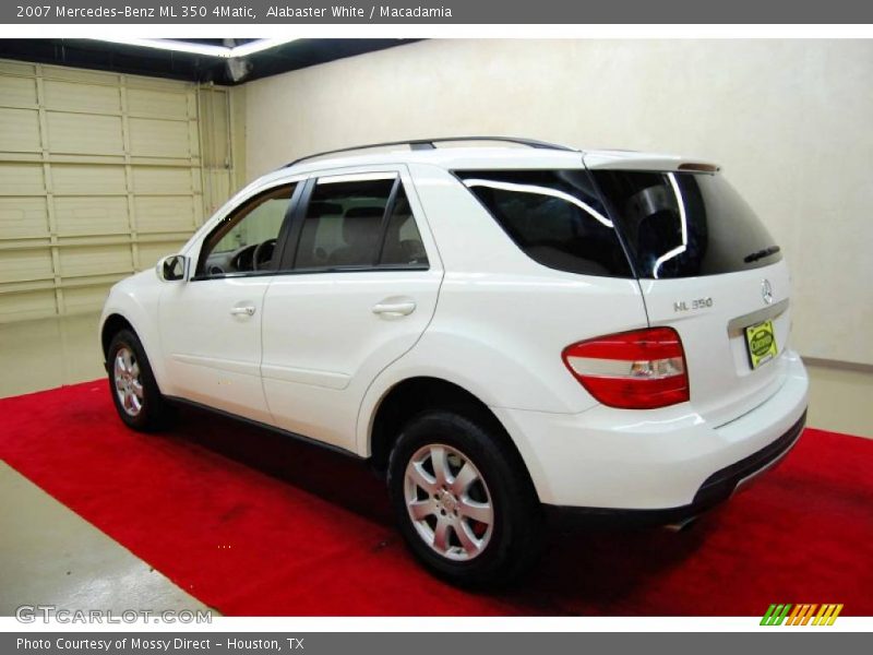 Alabaster White / Macadamia 2007 Mercedes-Benz ML 350 4Matic
