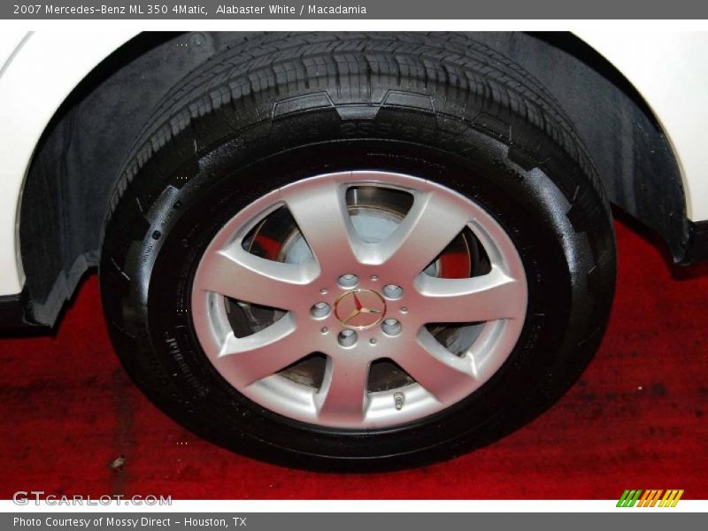Alabaster White / Macadamia 2007 Mercedes-Benz ML 350 4Matic