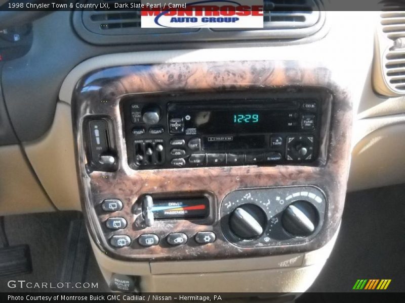Dark Slate Pearl / Camel 1998 Chrysler Town & Country LXi