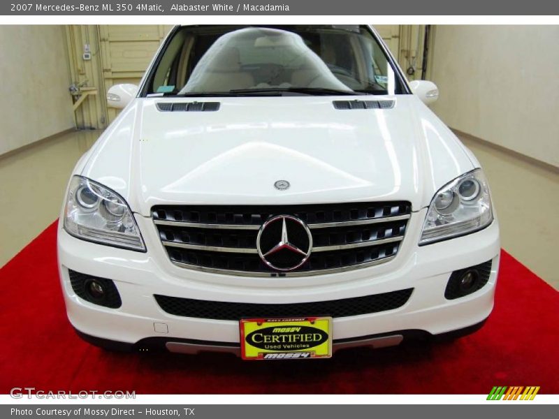 Alabaster White / Macadamia 2007 Mercedes-Benz ML 350 4Matic