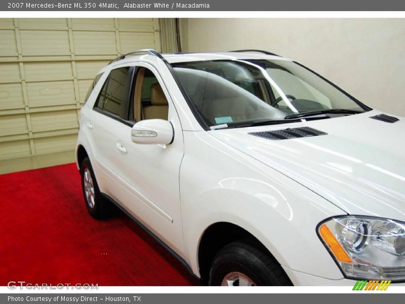 Alabaster White / Macadamia 2007 Mercedes-Benz ML 350 4Matic