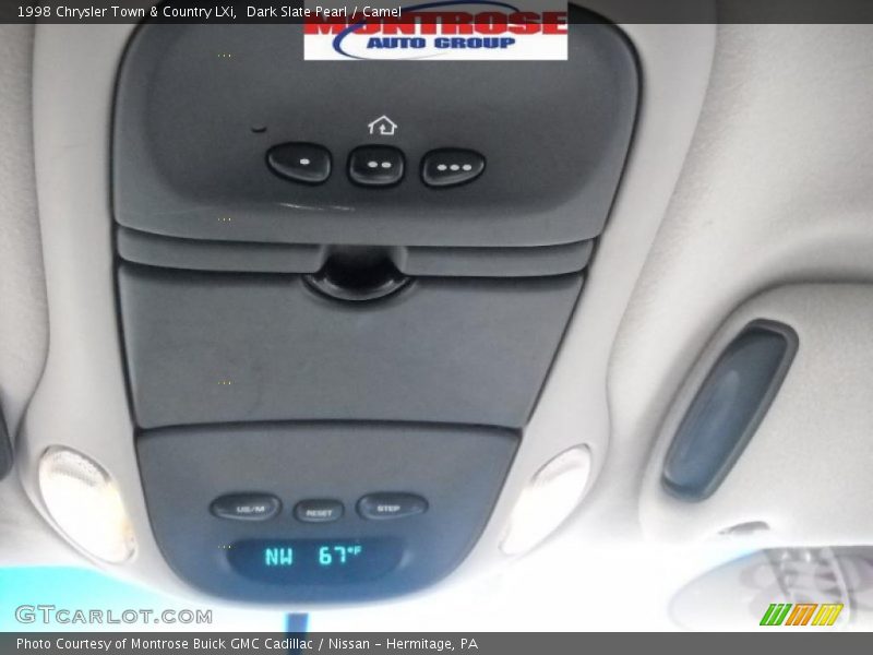 Dark Slate Pearl / Camel 1998 Chrysler Town & Country LXi