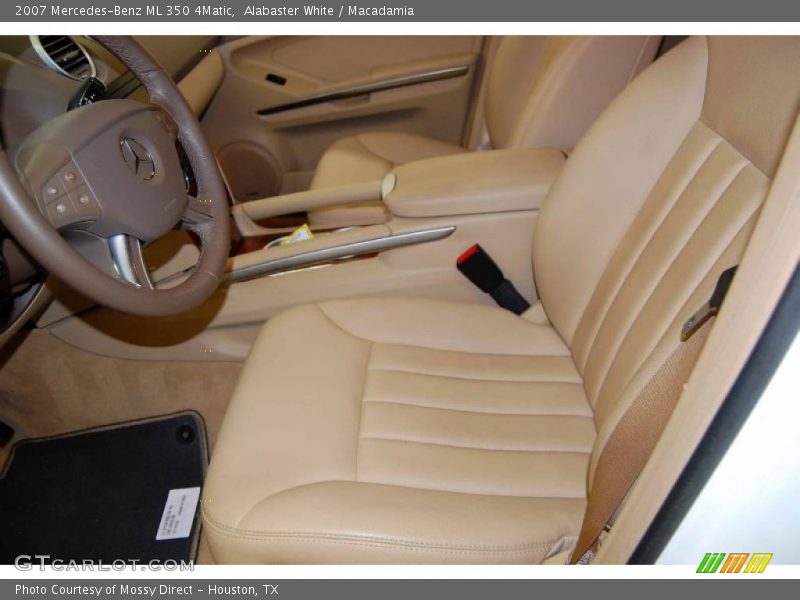 Alabaster White / Macadamia 2007 Mercedes-Benz ML 350 4Matic