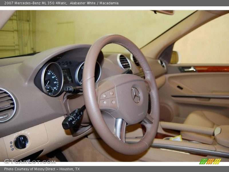 Alabaster White / Macadamia 2007 Mercedes-Benz ML 350 4Matic