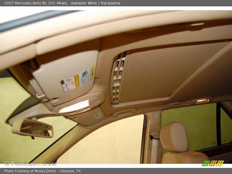 Alabaster White / Macadamia 2007 Mercedes-Benz ML 350 4Matic