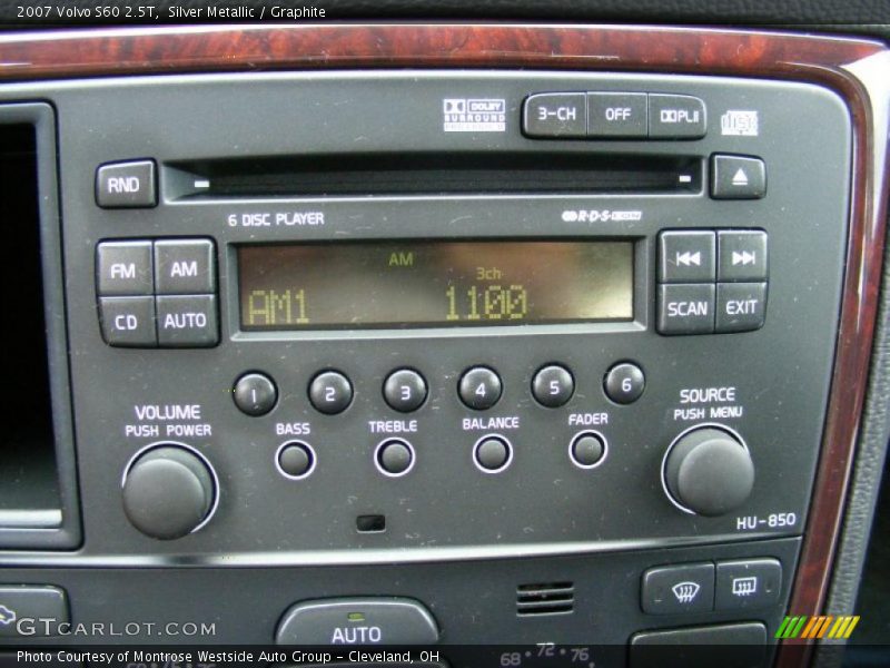 Silver Metallic / Graphite 2007 Volvo S60 2.5T