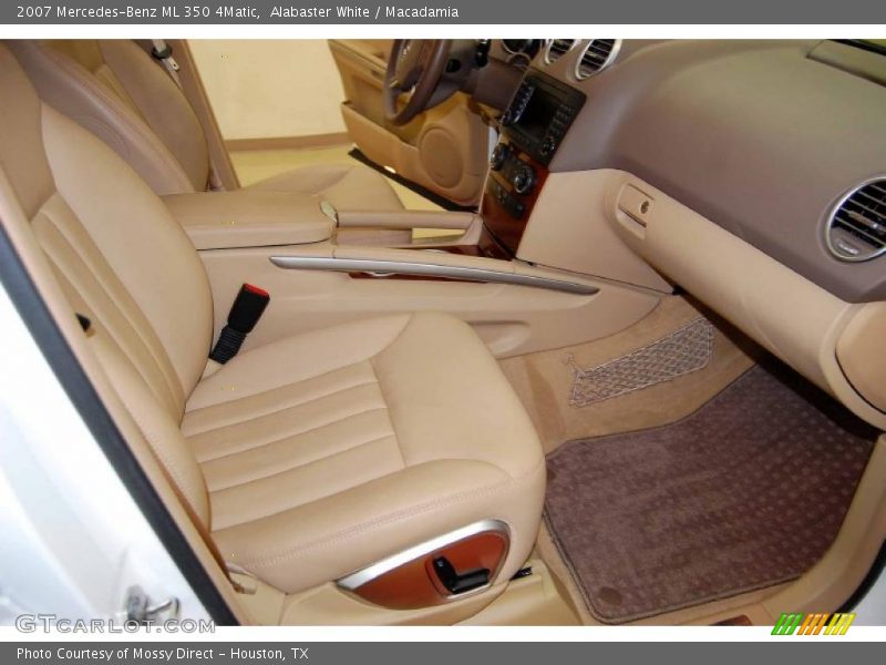 Alabaster White / Macadamia 2007 Mercedes-Benz ML 350 4Matic