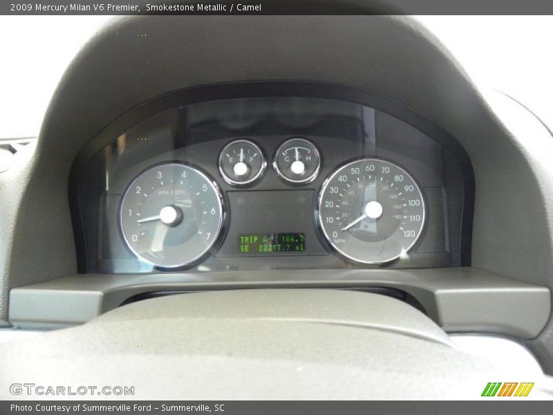 Smokestone Metallic / Camel 2009 Mercury Milan V6 Premier