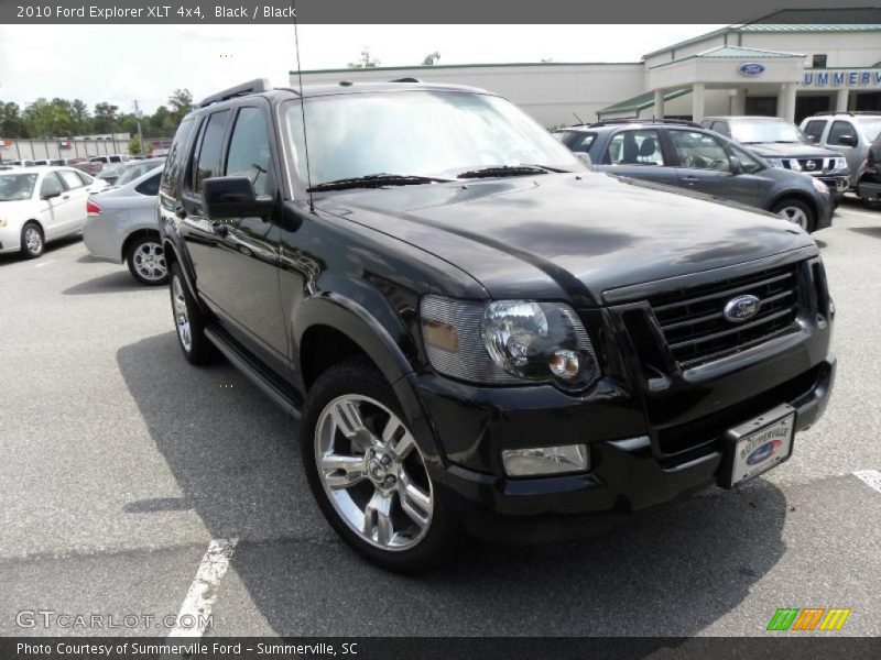 Black / Black 2010 Ford Explorer XLT 4x4